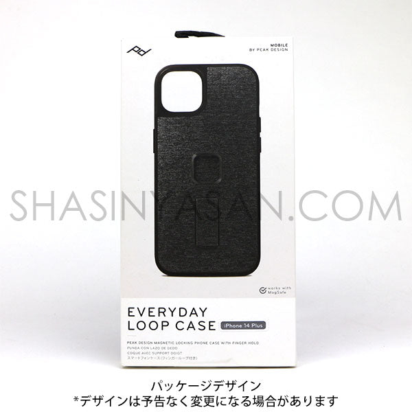 ピークデザイン M-LC-BA-CH-1 iPhone14 Plus専用 エブリデイ ループ ケース チャコール