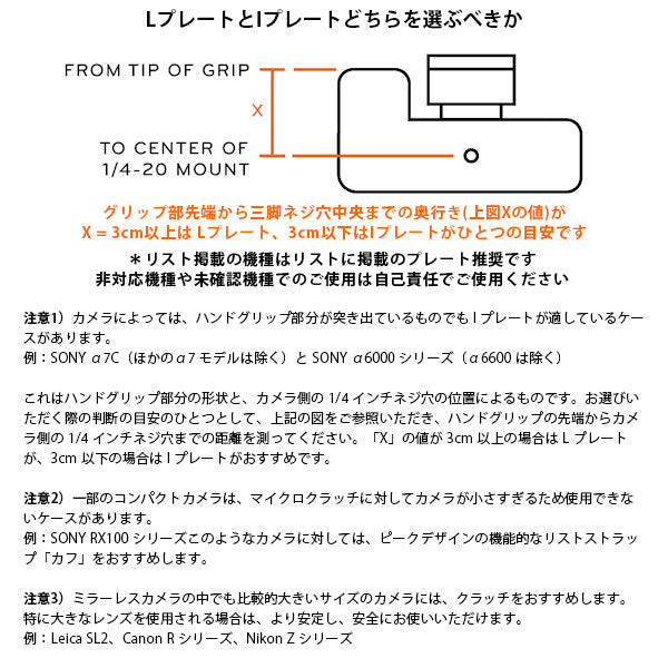 ピークデザイン MC-L-1 マイクロクラッチ Lプレート – 写真屋