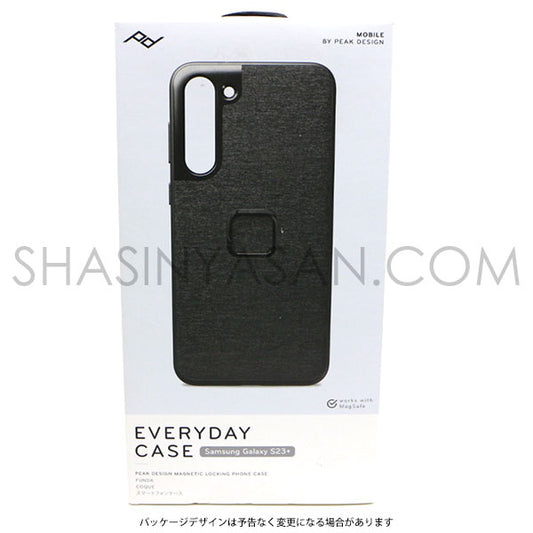 《特価品》 ピークデザイン M-MC-BE-CH-1 エブリデイケース Samsung Galaxy S23＋専用 チャコール