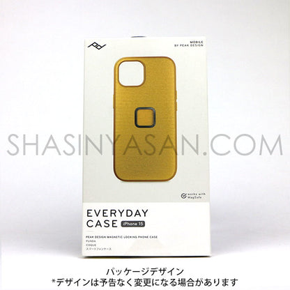 ピークデザイン M-MC-BH-SN-1 エブリデイケース iPhone15用 サン