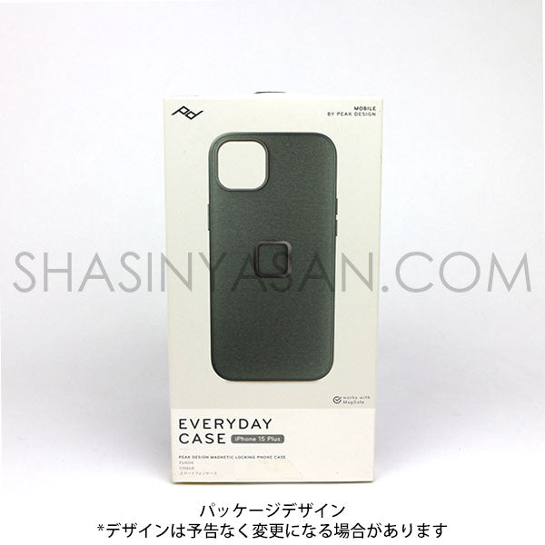 ピークデザイン M-MC-BJ-SG-1 エブリデイケース iPhone15Plus用 セージ