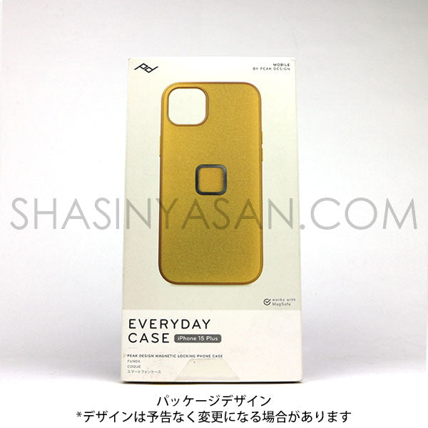 ピークデザイン M-MC-BJ-SN-1 エブリデイケース iPhone15Plus用 サン