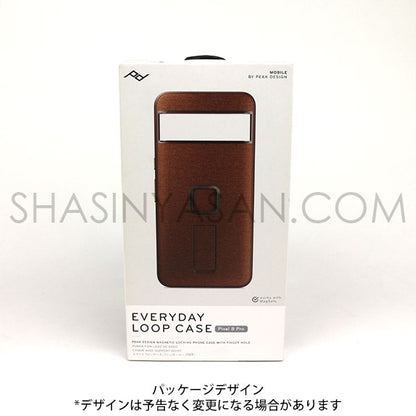 《在庫限り》ピークデザイン M-LC-BN-RD-1 エブリデイループケース Pixel8Pro用 レッドウッド