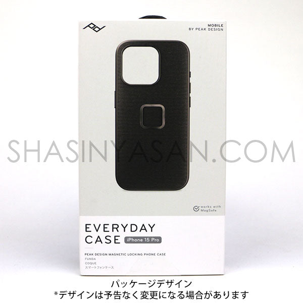 ピークデザイン M-MC-BK-CH-2 エブリデイケース iPhone15Pro用 V2 チャコール