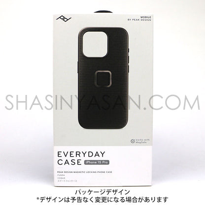 ピークデザイン M-MC-BK-CH-2 エブリデイケース iPhone15Pro用 V2 チャコール