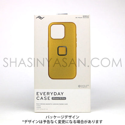《在庫限り》 ピークデザイン M-MC-BK-SN-2 エブリデイケース iPhone15Pro用 V2 サン