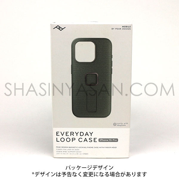 ピークデザイン M-LC-BK-SG-2 エブリデイループケース iPhone15Pro用 V2 セージ
