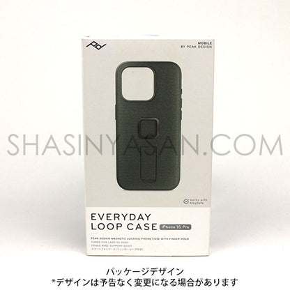 ピークデザイン M-LC-BK-SG-2 エブリデイループケース iPhone15Pro用 V2 セージ