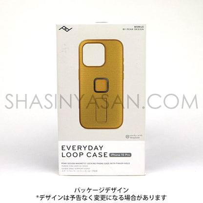 《在庫限り》 ピークデザイン M-LC-BK-SN-2 エブリデイループケース iPhone15Pro用 V2 サン