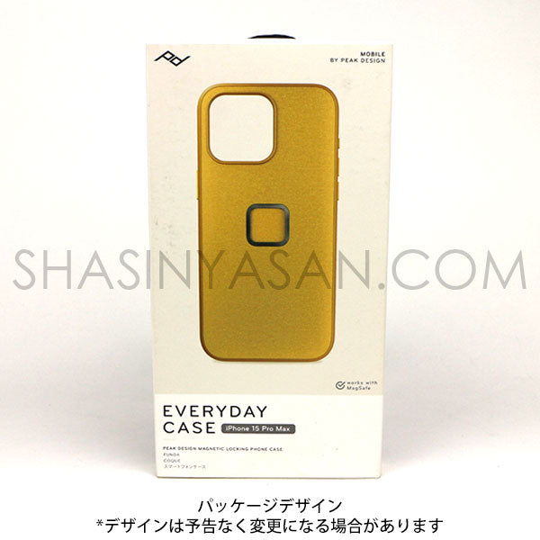 《在庫限り》 ピークデザイン M-MC-BL-SN-2 エブリデイケース iPhone15ProMax用 V2 サン