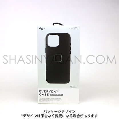 ピークデザイン M-MC-BV-CH-1 エブリデイケース iPhone16ProMax用 チャコール / ナイロンキャンバス