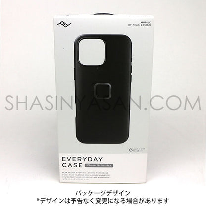 ピークデザイン M-MC-BV-BK-1 エブリデイケース iPhone16ProMax用 ブラック / クラリーノ