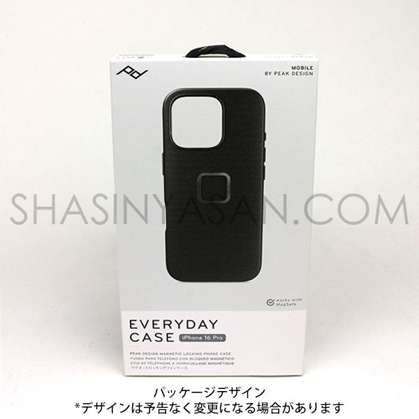 ピークデザイン M-MC-BU-CH-1 エブリデイケース iPhone16Pro用 チャコール / ナイロンキャンバス