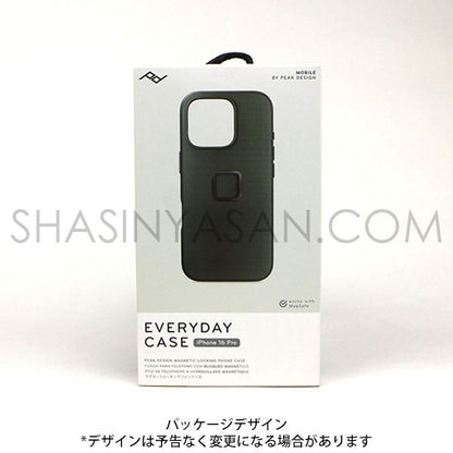 ピークデザイン M-MC-BU-SG-1 エブリデイケース iPhone16Pro用 セージ / ナイロンキャンバス