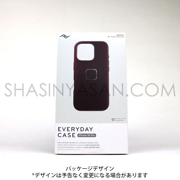 ピークデザイン M-MC-BU-EP-1 エブリデイケース iPhone16Pro用 エクリプス / ナイロンキャンバス
