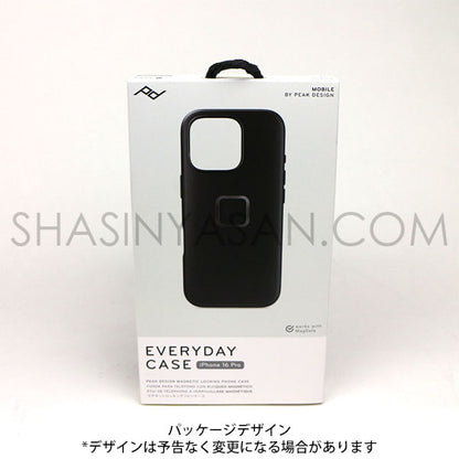 ピークデザイン M-MC-BU-BK-1 エブリデイケース iPhone16Pro用 ブラック / クラリーノ