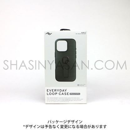 ピークデザイン M-LC-BU-SG-1 エブリデイループケース iPhone16Pro用 セージ / ナイロンキャンバス