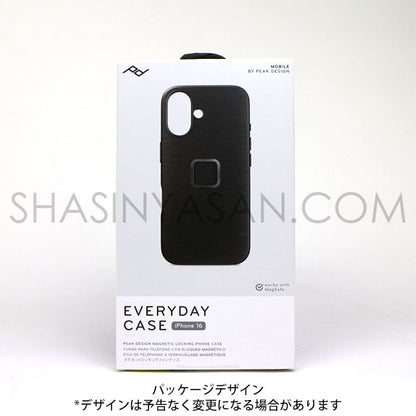 ピークデザイン M-MC-BS-CH-1 エブリデイケース iPhone16用 チャコール / ナイロンキャンバス