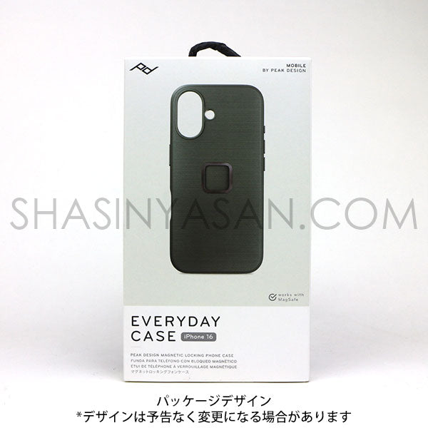 ピークデザイン M-MC-BS-SG-1 エブリデイケース iPhone16用 セージ / ナイロンキャンバス