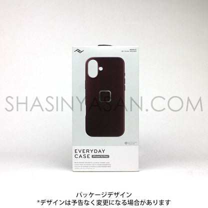 ピークデザイン M-MC-BT-EP-1 エブリデイケース iPhone16Plus用 エクリプス / ナイロンキャンバス