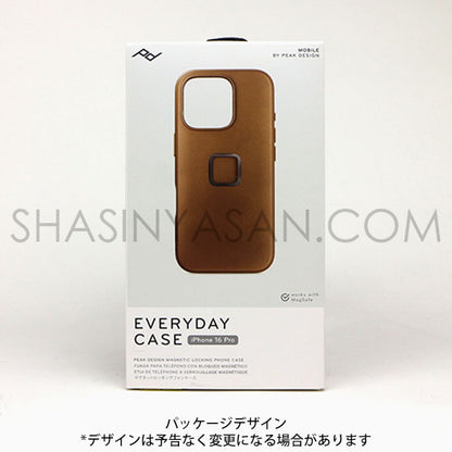ピークデザイン M-MC-BU-BR-1 エブリデイケース iPhone16Pro用 タン / クラリーノ