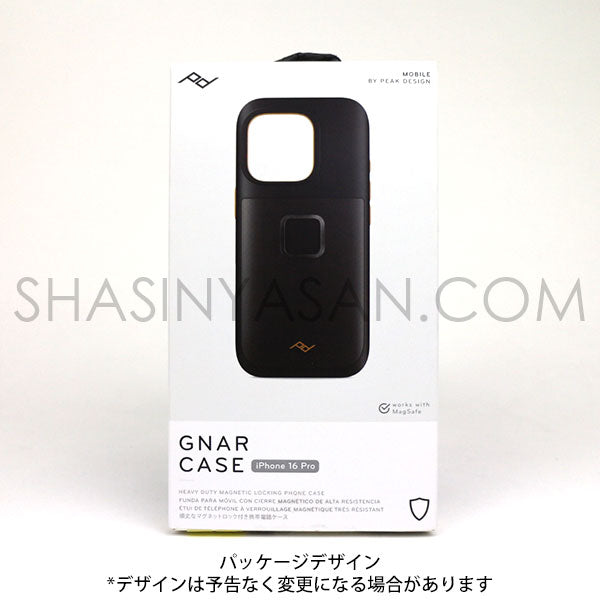 ピークデザイン M-MX-BU-BK-1 ナーケース スマートフォンケース iPhone16Pro用 ブラック