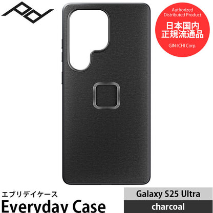 ピークデザイン M-MC-CD-CH-1 エブリデイケース Samsung Galaxy S25 Ultra用 チャコール/ナイロンキャンバス