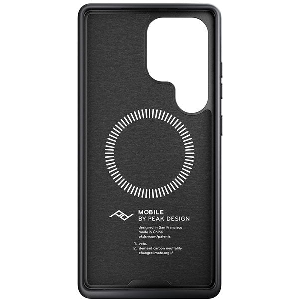 ピークデザイン M-MC-CD-CH-1 エブリデイケース Samsung Galaxy S25 Ultra用 チャコール/ナイロンキャンバス