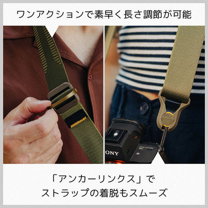 ピークデザイン SLL-KP-3 スライドライト カメラストラップ ケルプ