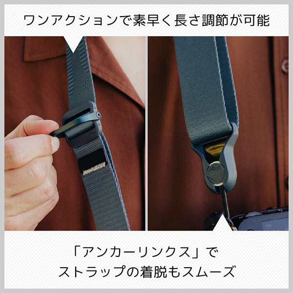 ピークデザイン SLL-DS-3 スライドライト カメラストラップ オーシャン