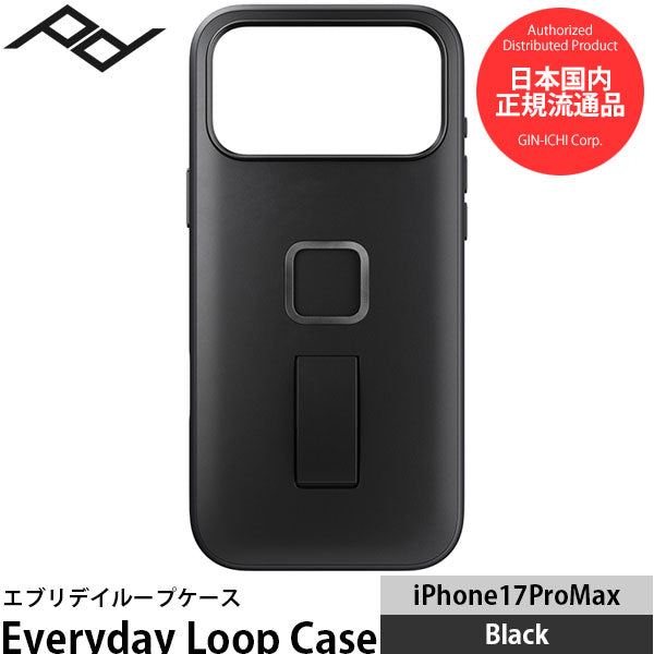ピークデザイン M-LC-CE-BK-1 エブリデイループケース iPhone17ProMax専用 ブラック / クラリーノ