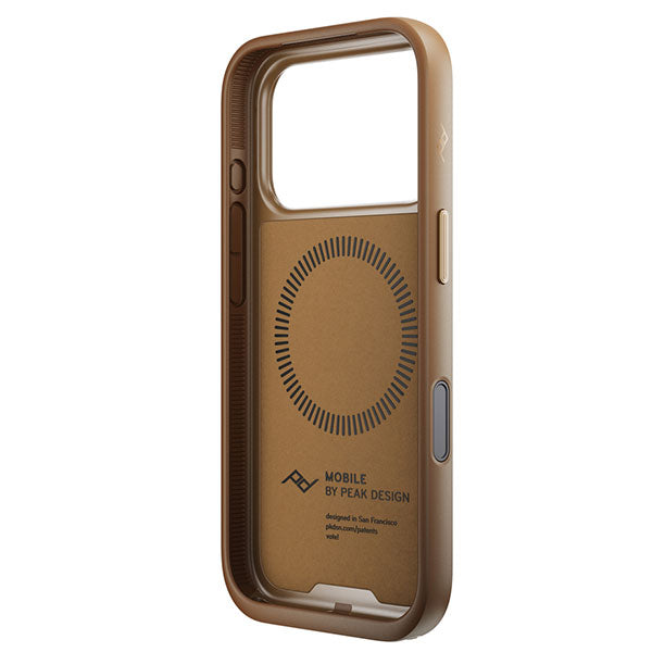 ピークデザイン M-MC-CF-BR-1 エブリデイケース iPhone17Pro専用 タン / クラリーノ