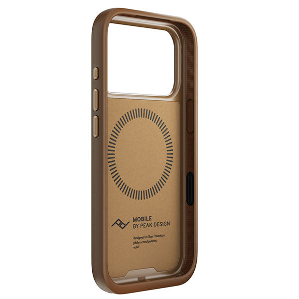 ピークデザイン M-MC-CF-BR-1 エブリデイケース iPhone17Pro専用 タン / クラリーノ