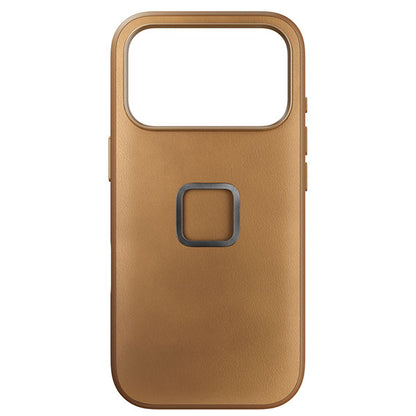 ピークデザイン M-MC-CF-BR-1 エブリデイケース iPhone17Pro専用 タン / クラリーノ