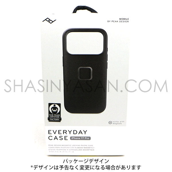ピークデザイン M-MC-CF-CH-1 エブリデイケース iPhone17Pro専用 チャコール / ナイロンキャンバス