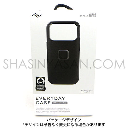 ピークデザイン M-MC-CF-CH-1 エブリデイケース iPhone17Pro専用 チャコール / ナイロンキャンバス
