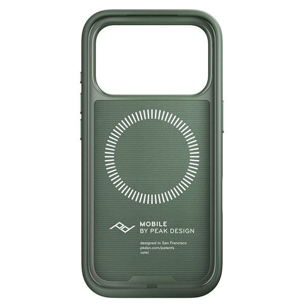 ピークデザイン M-MC-CF-SG-1 エブリデイケース iPhone17Pro専用 セージ / ナイロンキャンバス