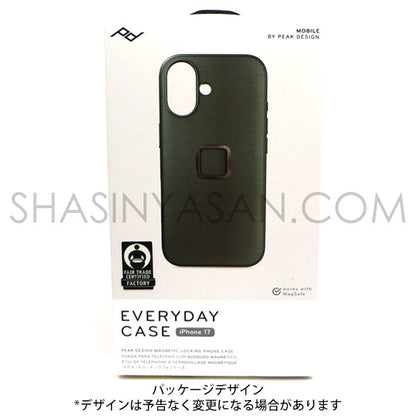ピークデザイン M-MC-CJ-SG-1 エブリデイケース iPhone17専用 セージ / ナイロンキャンバス