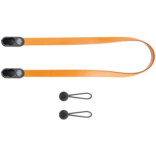 ピークデザイン LRS-N-AM-1 フォームレザー カメラストラップ ネック アンバー