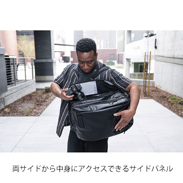 《特価品》ワンダード TR35-BK-PEB-1 トランジットバックパック エッセンシャルカメラキューブ付き 35L ブラック