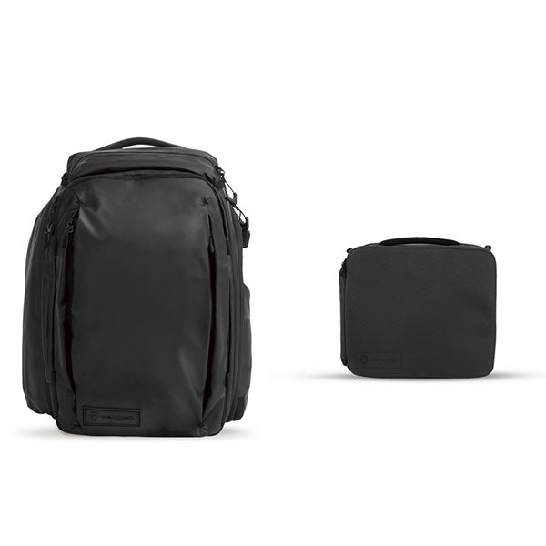 《特価品》ワンダード TR35-BK-PEB-1 トランジットバックパック エッセンシャルカメラキューブ付き 35L ブラック