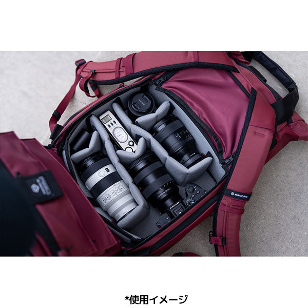 ワンダード WANDRD PK21-RB-PB-4 プロヴォーク 21 フォトグラフィーバンドル ローヌバーガンディー