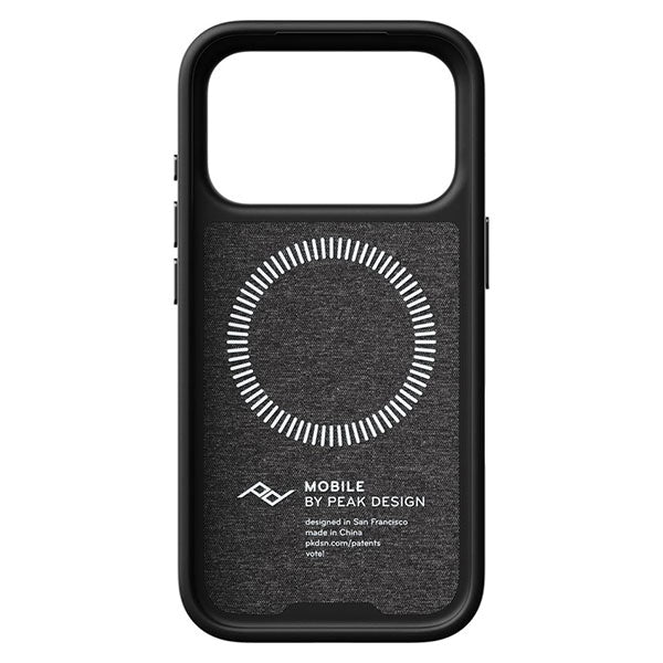 ピークデザイン M-MC-CN-CH-1 エブリデイケース iPhone18Pro専用 チャコール / ナイロンキャンバス