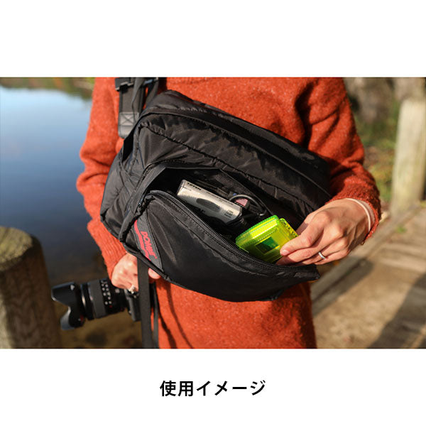 ドンケ SLINGBAG-NYLON-BLK スリングバッグ 6L ブラックナイロン