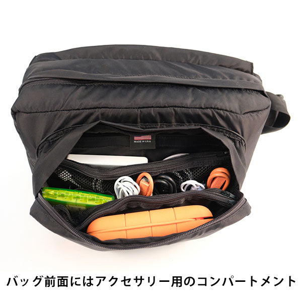 ドンケ SLINGBAG-NYLON-BLK スリングバッグ 6L ブラックナイロン