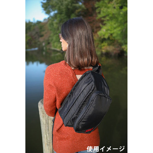 ドンケ SLINGBAG-NYLON-BLK スリングバッグ 6L ブラックナイロン