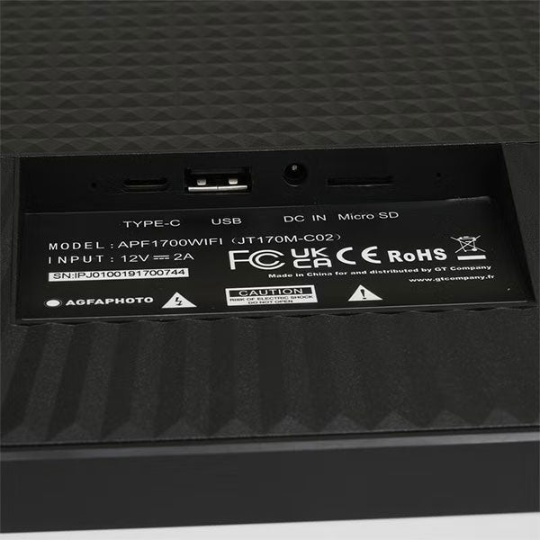 AGFAPHOTO デジタルフォトフレーム Realiview APF1700 Wi-Fi 17インチ