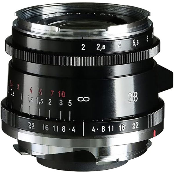 《7月3日発売予定》 コシナ フォクトレンダー ULTRON Vintage Line 28mm F2 Aspherical TypeII VMマウント用 ブラックペイント 【予約】