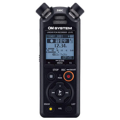 OM SYSTEM LS-P5 BLK リニアPCMレコーダー ブラック
