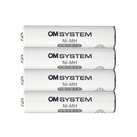 OM SYSTEM BR404 単4形ニッケル水素充電池パック 4本組